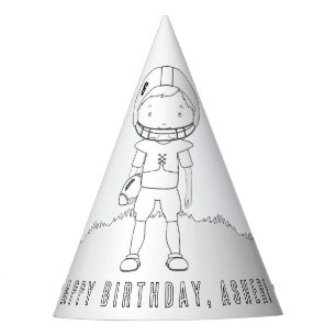 Chapeaux De Fêtes Football Anniversaire (Garçon) - Couleur de votre