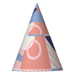 Chapeaux De Fêtes Formes carrés : Mosaïque Abstraite géométrique