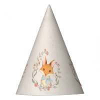 Fox Floral Main dessinée Anniversaire Minimaliste