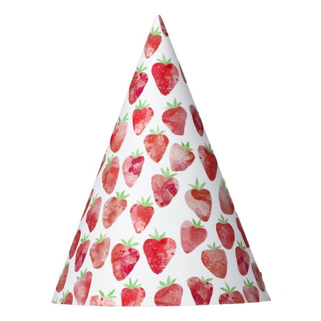 Chapeaux De Fêtes Fraise (Devant)