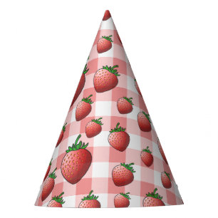 Chapeaux De Fêtes Fraise