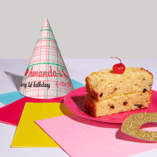 Chapeaux De Fêtes Fraise 1er anniversaire baie de fête première