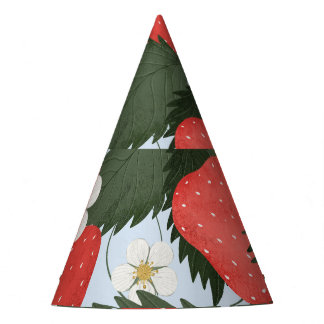 Chapeaux De Fêtes Fraises : motif de fruits d'été.