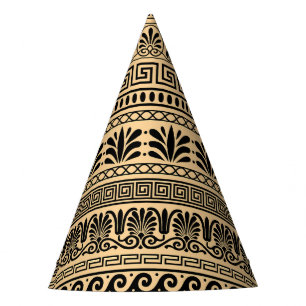 Chapeaux De Fêtes Fret grec, Motif méditerranéen, Brown