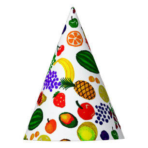 Chapeaux De Fêtes Fruit à main Motif Medley