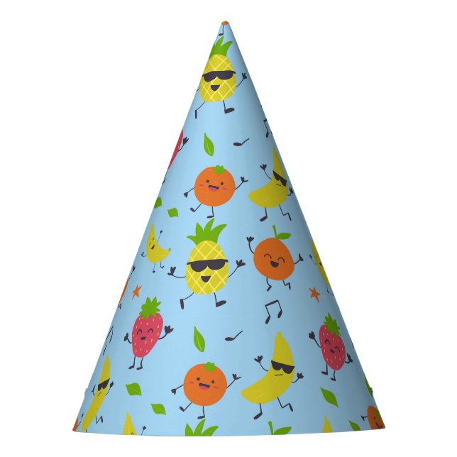 Chapeaux De Fêtes Fruitti Tutti Anniversaire Motif Fruits mignons (Devant)