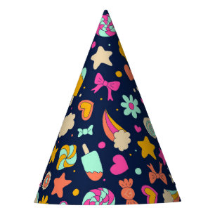 Chapeaux De Fêtes Fun Party Confetti   Étoile, Coeur, Fleur, Popsicl