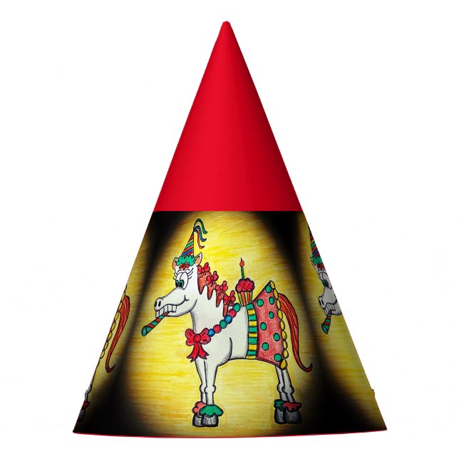 Chapeaux De Fêtes Funny Birthday Horse Casquette (Devant)