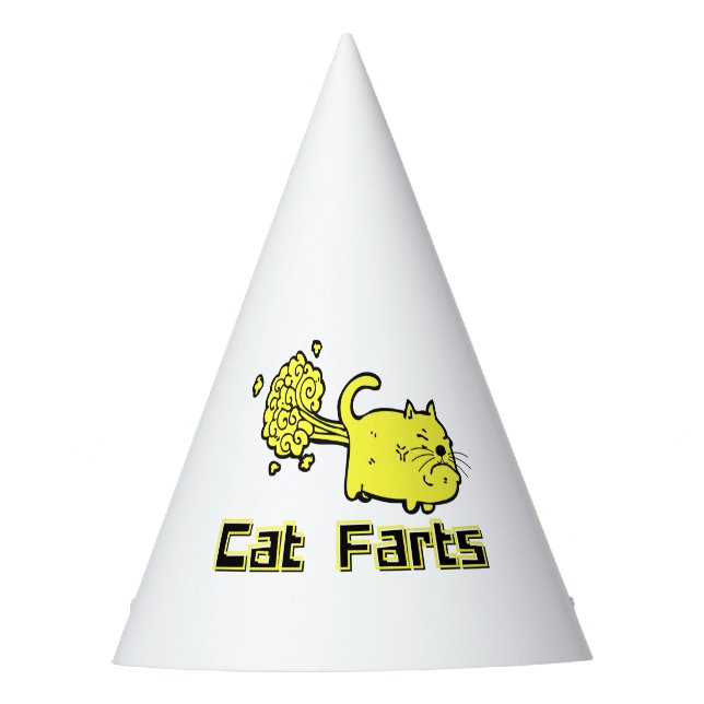 Chapeaux De Fêtes Funny Farts de chats (Devant)