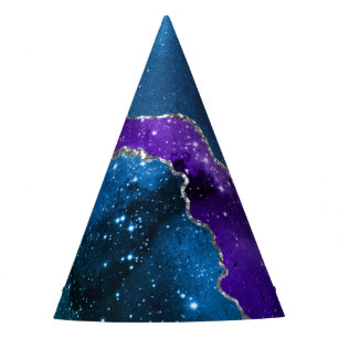 Chapeaux De Fêtes Galaxy Agate Série Design 16