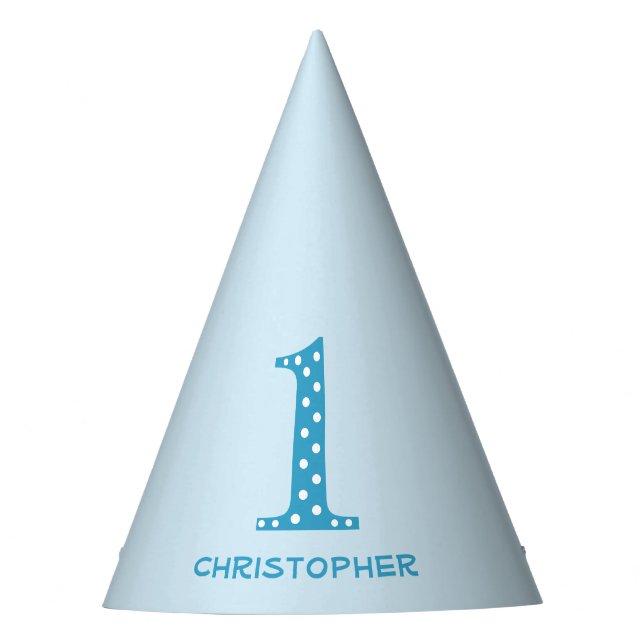 Chapeaux De Fêtes Garçon 1er anniversaire (Devant)