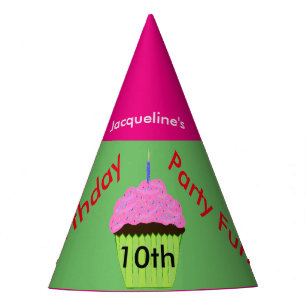 Chapeaux De Fêtes Gâteau d'anniversaire 10 ans Ballons Tout ÂGE