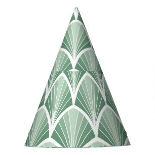 Chapeaux De Fêtes Géométrique Classique : Style Art Déco Sans Couleu