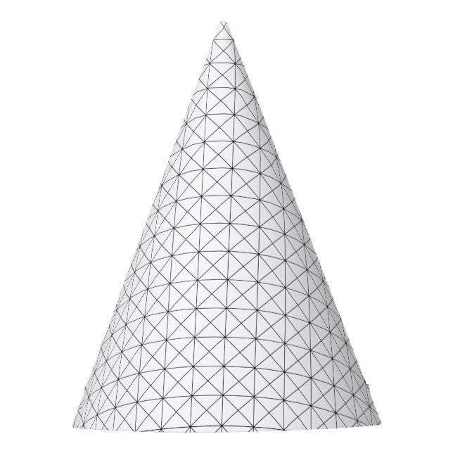 Chapeaux De Fêtes géométrique minimaliste (Devant)