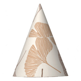 Chapeaux De Fêtes Ginkgo biloba : design transparent sec.