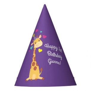 Chapeaux De Fêtes Giraffe Anniversaire de enfant Party Cute
