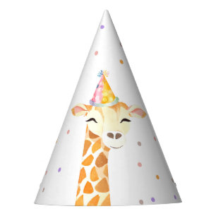 Chapeaux De Fêtes Giraffe Party Animal Safari Jungle Anniversaire Ca