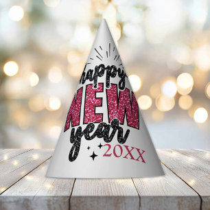Chapeaux De Fêtes Glittery New Year's Eve Party