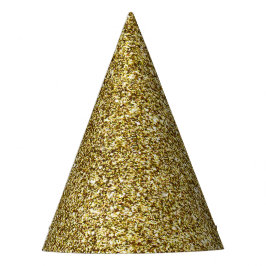 Chapeaux De Fêtes Gold Printed Glitter Noon Year's Eve Family 