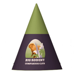 Chapeaux De Fêtes Grand Club de Compagnons Rongeurs Capybara