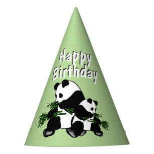 Chapeaux De Fêtes Grandir jusqu'à Panda Anniversaire