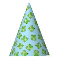 Grenouille Anniversaire Bleu