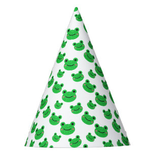Chapeaux De Fêtes Grenouille fête d'anniversaire Croaking Green Part