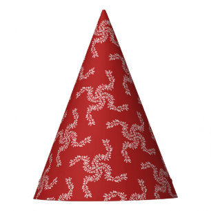 Chapeaux De Fêtes Guirlande de Noël Rouge, Décoration de Noël, Xmas