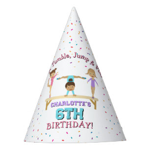 Chapeaux De Fêtes Gymnastique Enfants Fille Anniversaire Thème de fê