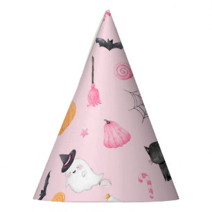 Chapeaux De Fêtes Halloween Éffrayant rose