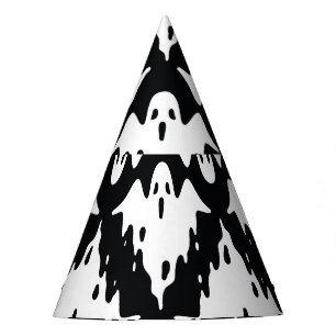 Chapeaux De Fêtes Halloween Ghost Éffrayant Motif sans couture