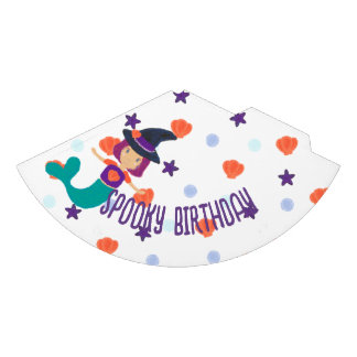 Chapeaux De Fêtes Halloween Pastel Mermaid Witch Anniversaire Éffray