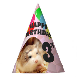 Chapeaux De Fêtes Hammyville - Belle Hamster Gems Rose