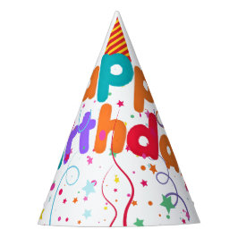 Chapeaux De Fêtes Happy Birthday Confetti