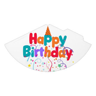 Chapeaux De Fêtes Happy Birthday Confetti