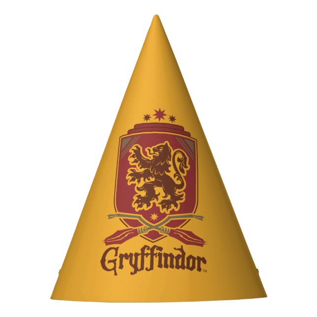 Chapeaux De Fêtes Harry Potter | Badge Gryffindor QUIDDITCH™ (Devant)