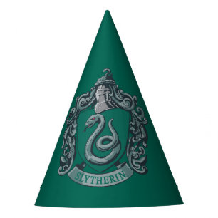 Chapeaux De Fêtes Harry Potter   Blason de Serpentard Vert