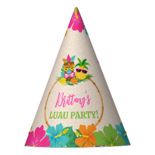 Chapeaux De Fêtes Hawaiian Luau Tropical Birday