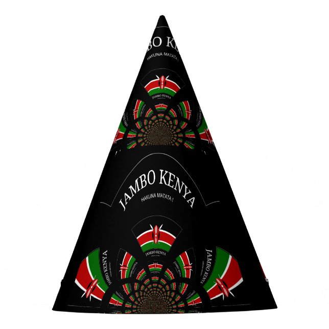 Chapeaux De Fêtes Heure de la fête du Kenya (Devant)