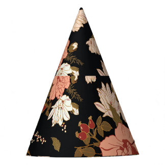 Chapeaux De Fêtes Hibiscus Floral : Conception Motif transparente