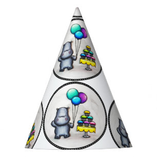 Chapeaux De Fêtes Hippopotame doux