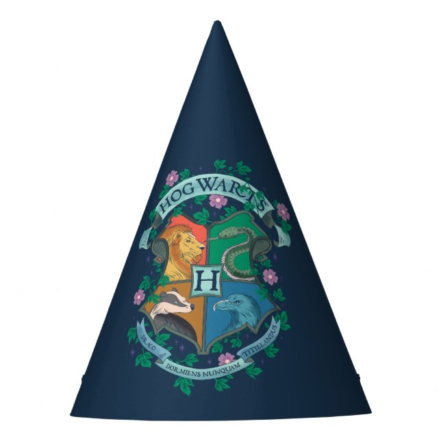 Chapeaux De Fêtes HOGWARTS™ Floral Crest (Devant)
