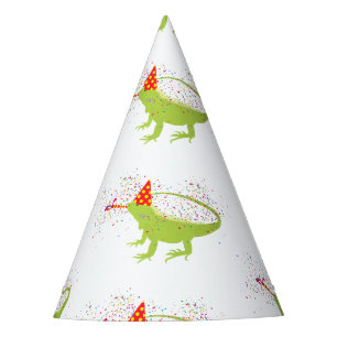 Chapeaux De Fêtes Iguana Lizard Fête Animaux ayant une fête
