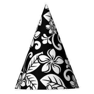 CHAPEAUX DE FÊTES ÎLE PLUMERIA (NOIR)