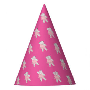 Chapeaux De Fêtes illusima Ballerina Hippo rose