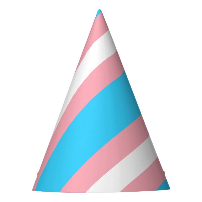 Chapeaux De Fêtes Indicateur transgenre personnalisé (Devant)