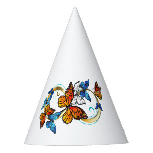Chapeaux De Fêtes Infinité de papillons monarques