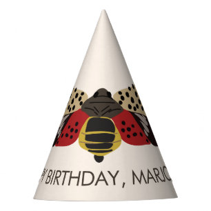Chapeaux De Fêtes Insecte repéré de Lanternfly personnalisé