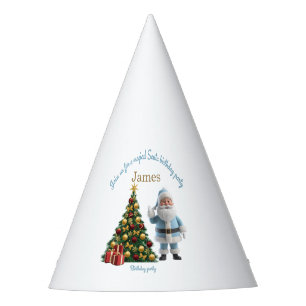 Chapeaux De Fêtes Invitation d'anniversaire du Père Noël magique
