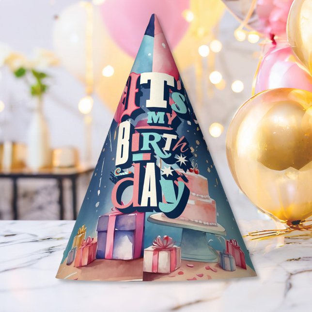 Chapeaux De Fêtes Invitation de fête d'anniversaire (Créateur téléchargé)